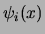 $\displaystyle \psi_i(x)$